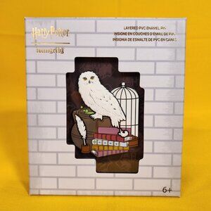 Loungefly Harry Potter Hedwig Owl Layered PVC Books LE 3" Pin NEW